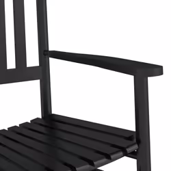VidaXL 4008870 chaise d'extérieur Terrace Bois Noir - Vue supplémentaire 7
