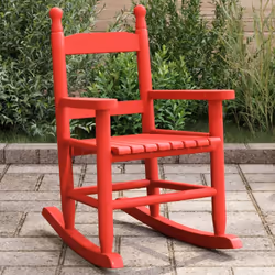 Une chaise à bascule confortable pour accompagner l’enfant dans un moment de détente et de tranquillité. Durable et confortab ...