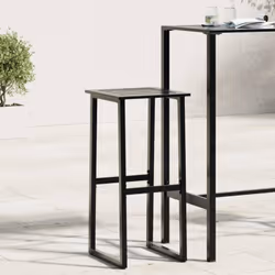 Ces 2 tabourets de bar constitueront un excellent ajout à votre jardin, balcon ou terrasse ! Acier enduit de poudre : cet ens ...