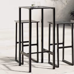 VidaXL 4009267 table de jardin Noir - Vue supplémentaire 2