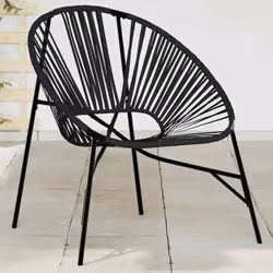 Détendez-vous et profitez du plein air dans cette confortable chaise de jardin en forme d'œuf ! Matériau durable : la résine  ...