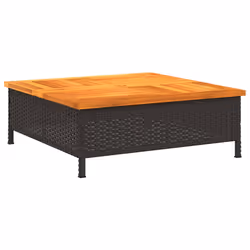 VidaXL 3281629, Noir, Marron, 700 mm, 700 mm, 250 mm