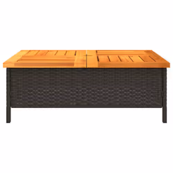 VidaXL 3281629 table de jardin Noir, Marron - Vue supplémentaire 6