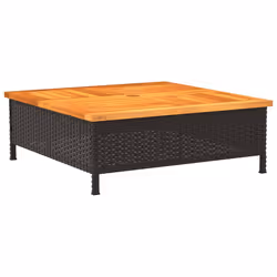 VidaXL 3281629 table de jardin Noir, Marron - Vue supplémentaire 7