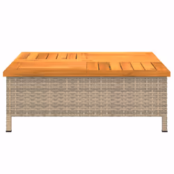 VidaXL 3281631 table de jardin Beige, Marron - Vue supplémentaire 5