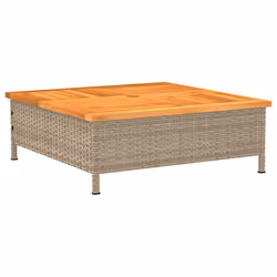 VidaXL 3281631 table de jardin Beige, Marron - Vue supplémentaire 7