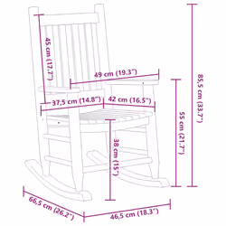 VidaXL 3281594 Fauteuil à bascule et planche pour enfant - Vue supplémentaire 8