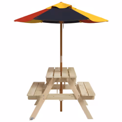 VidaXL 3281613 table de jardin Multicolore - Vue supplémentaire 4
