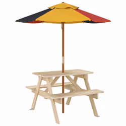 VidaXL 3281613 table de jardin Multicolore - Vue supplémentaire 5