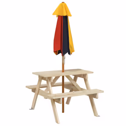 VidaXL 3281613 table de jardin Multicolore - Vue supplémentaire 6