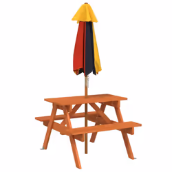VidaXL 3281615 table de jardin Multicolore - Vue supplémentaire 6