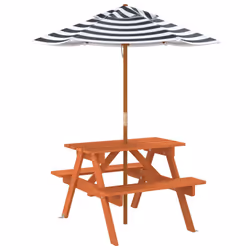 VidaXL 3281616 table de jardin Bleu - Vue supplémentaire 5