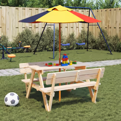 VidaXL 3281617 table de jardin Multicolore - Vue supplémentaire 2