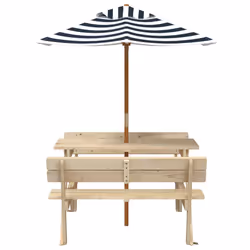 VidaXL 3281618 table de jardin Bleu - Vue supplémentaire 3