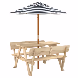 VidaXL 3281618 table de jardin Bleu - Vue supplémentaire 5