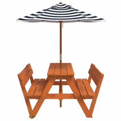 VidaXL 3281620 table de jardin Bleu - Vue supplémentaire 4