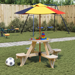 VidaXL 3281621 table de jardin Multicolore - Vue supplémentaire 2