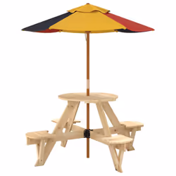 VidaXL 3281621 table de jardin Multicolore - Vue supplémentaire 5