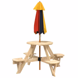 VidaXL 3281621 table de jardin Multicolore - Vue supplémentaire 6