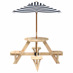 VidaXL 3281622 table de jardin Bleu - Vue supplémentaire 3