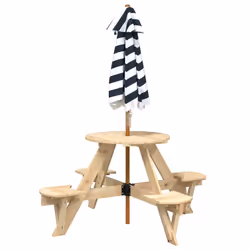 VidaXL 3281622 table de jardin Bleu - Vue supplémentaire 6