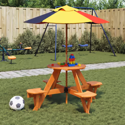 VidaXL 3281623 table de jardin Multicolore - Vue supplémentaire 2
