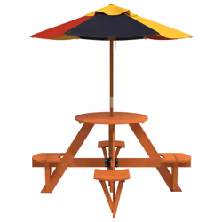 VidaXL 3281623 table de jardin Multicolore - Vue supplémentaire 4