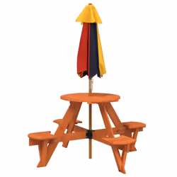 VidaXL 3281623 table de jardin Multicolore - Vue supplémentaire 6