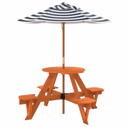 VidaXL 3281624 table de jardin Bleu - Vue supplémentaire 5