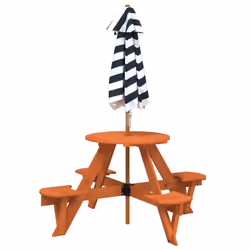 VidaXL 3281624 table de jardin Bleu - Vue supplémentaire 6