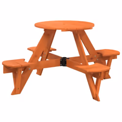 VidaXL 3281624 table de jardin Bleu - Vue supplémentaire 8
