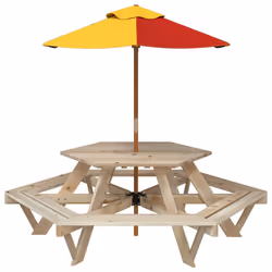 VidaXL 3281625 table de jardin Multicolore - Vue supplémentaire 3