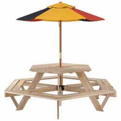 VidaXL 3281625 table de jardin Multicolore - Vue supplémentaire 5