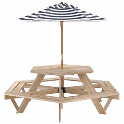 VidaXL 3281626 table de jardin Bleu - Vue supplémentaire 5