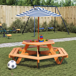 VidaXL 3281628 table de jardin Bleu - Vue supplémentaire 2