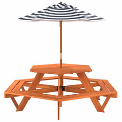 VidaXL 3281628 table de jardin Bleu - Vue supplémentaire 5