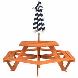 VidaXL 3281628 table de jardin Bleu - Vue supplémentaire 6