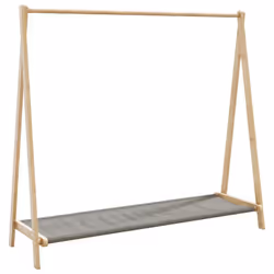 Le porte-vêtements en bambou offre une solution naturelle pour organiser votre espace, alliant design pratique et fonctionnal ...