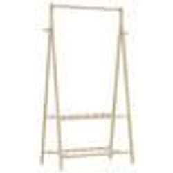 vidaXL Porte-vêtement avec étagères 96x455x1505 cm bambou porte-manteau porte-manteau avec étagère porte-vêtements avec