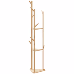 Le porte-manteau en bambou offre une solution naturelle pour organiser votre espace, alliant design pratique et fonctionnalit ...