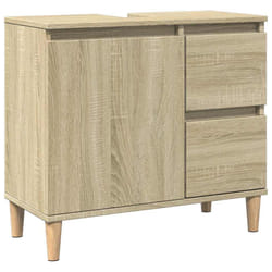 VidaXL 847406 miroir de salle de bain et armoire de rangement pour évier