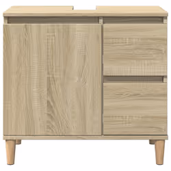 VidaXL 847406 miroir de salle de bain et armoire de rangement pour évier - Vue supplémentaire 4