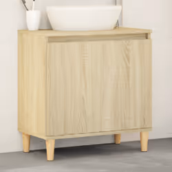 VidaXL 847407 miroir de salle de bain et armoire de rangement pour évier