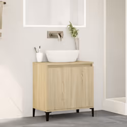 VidaXL 847408 miroir de salle de bain et armoire de rangement pour évier