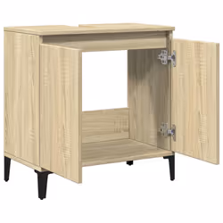 VidaXL 847408 miroir de salle de bain et armoire de rangement pour évier - Vue supplémentaire 7