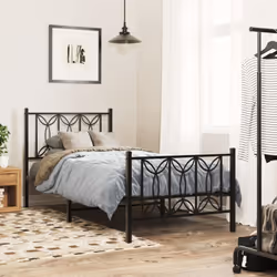 Si vous recherchez un cadre de lit robuste pour votre chambre à coucher, ce cadre de lit classique au design élégant et intem ...