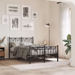 Si vous recherchez un cadre de lit robuste pour votre chambre à coucher, ce cadre de lit classique au design élégant et intem ...