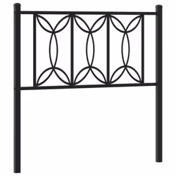 VidaXL 376154, Noir, Acier, 75 cm, 800 mm, 90 cm, 30 mm