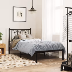 VidaXL 376154 tête de lit et pied de lit Noir