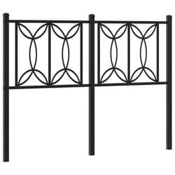 VidaXL 376159 tête de lit et pied de lit Noir